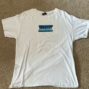 Hockey/FA skateboards sticker logo tee